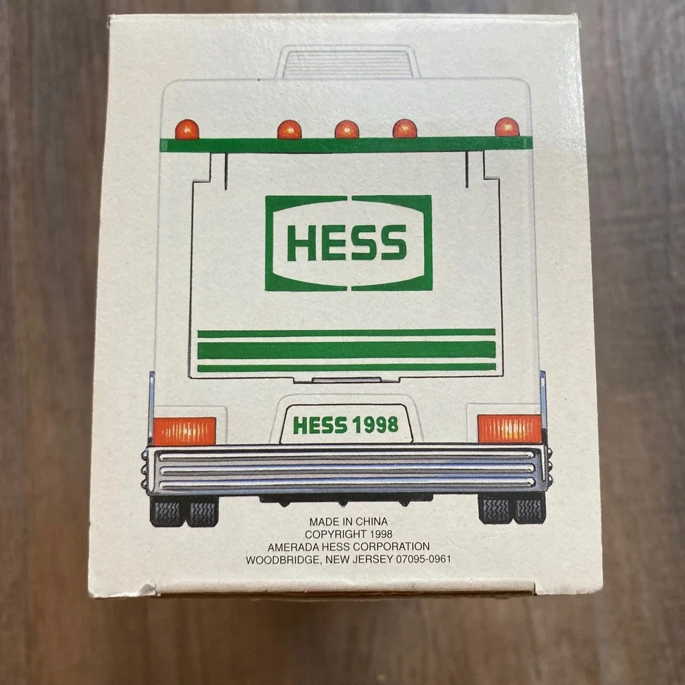 1998 Hess Recreation Van with Dune Buggy and Motorcycle Vintage Toy Set with Box